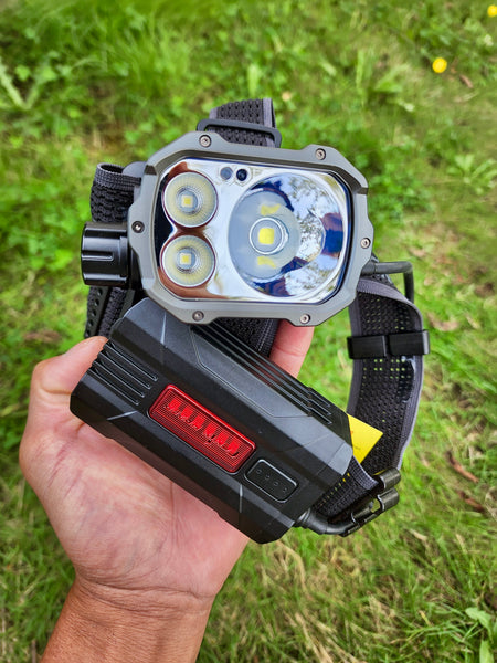 Fenix HP35Rvn Headlamp - Brightest Headlamp Dual 21700 10,000mAh R