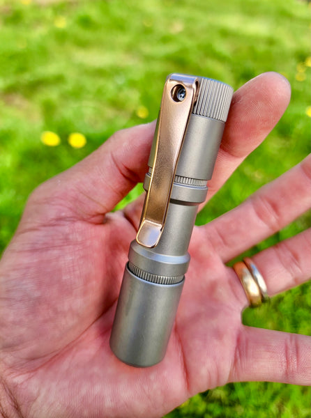 Sky Lumen Ti - Best Titanium 14500 HCRI EDC Limited Run R