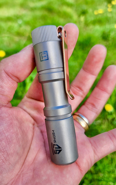 Sky Lumen Ti - Best Titanium 14500 HCRI EDC Limited Run R