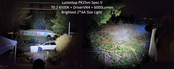 Lumintop PK25vn - Best 2*AA Thrower